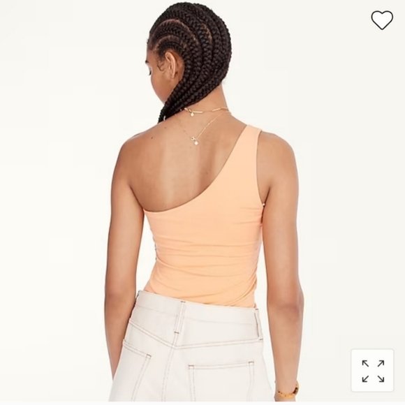 J CREW FORMKNIT ONE SHOULDER TANK SMALL NWT - Picture 4 of 4